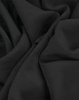 Black Chiffon Silk Fabric 98866