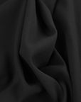 Black Crepe Fabric 96684