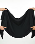 Black Crepe Satin Back Fabric 97010 - Fabrics4fashion