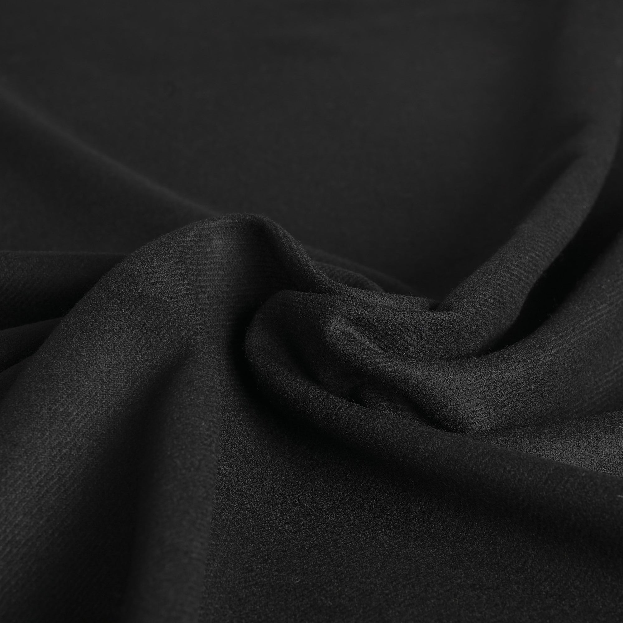 Black Double Weave Fabric 2452