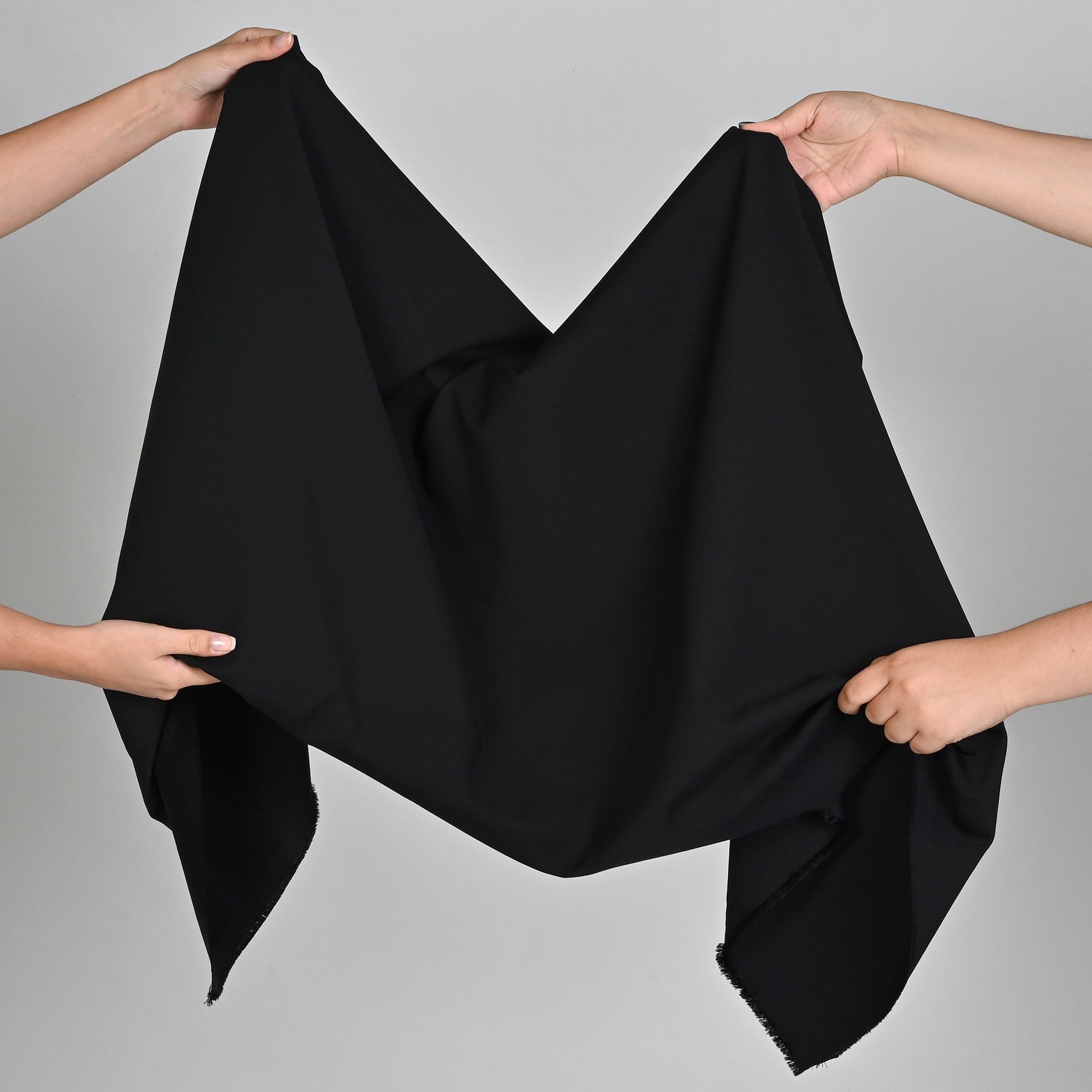 Black Double Weave Fabric 97096