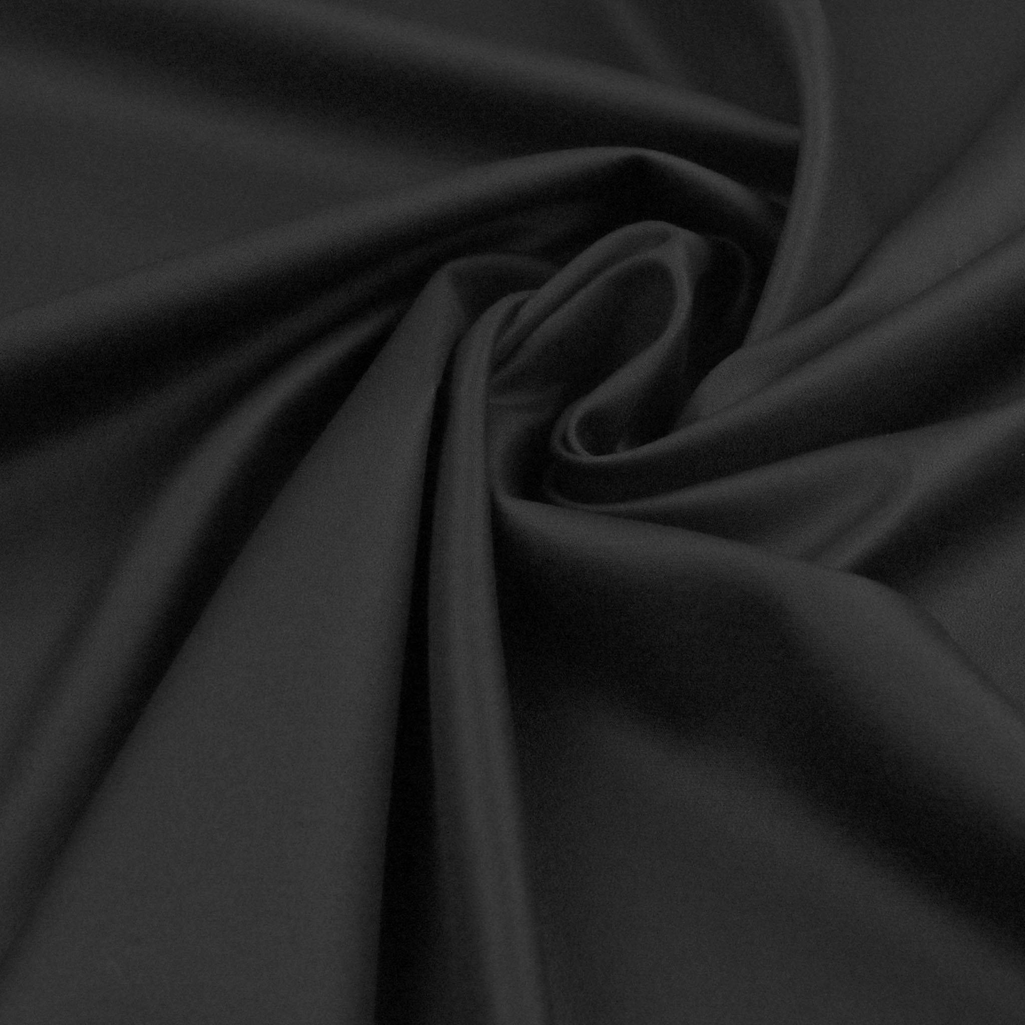 Black Doublewave Stretch Fabric 98898