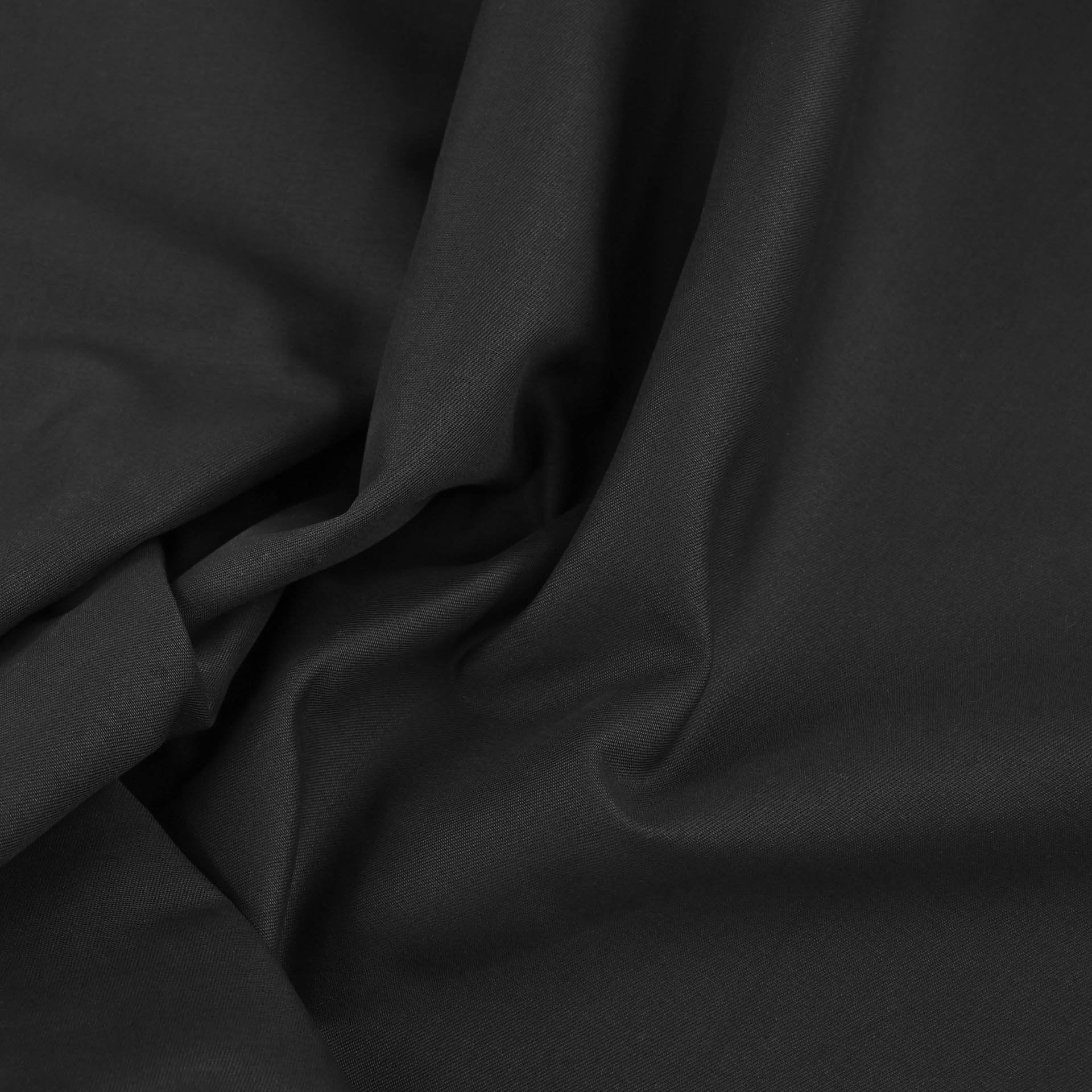 Black Gabardine Fabric 3113