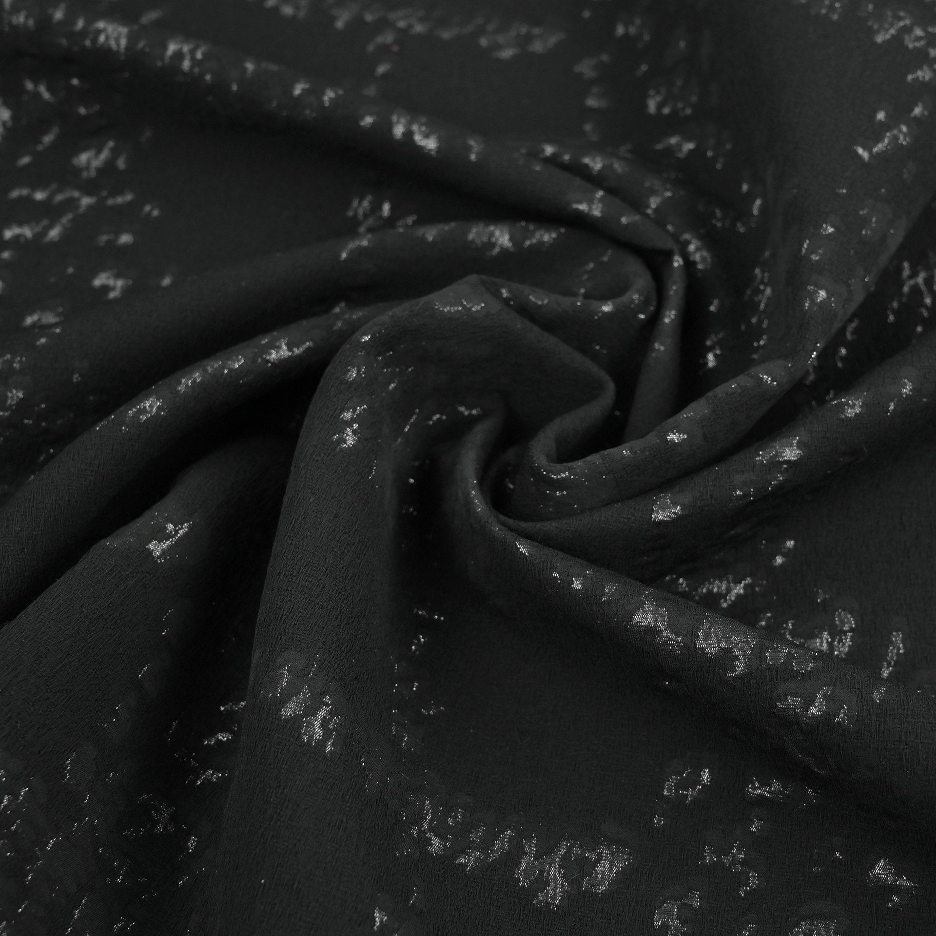 Black Geometric Jacquard 5071