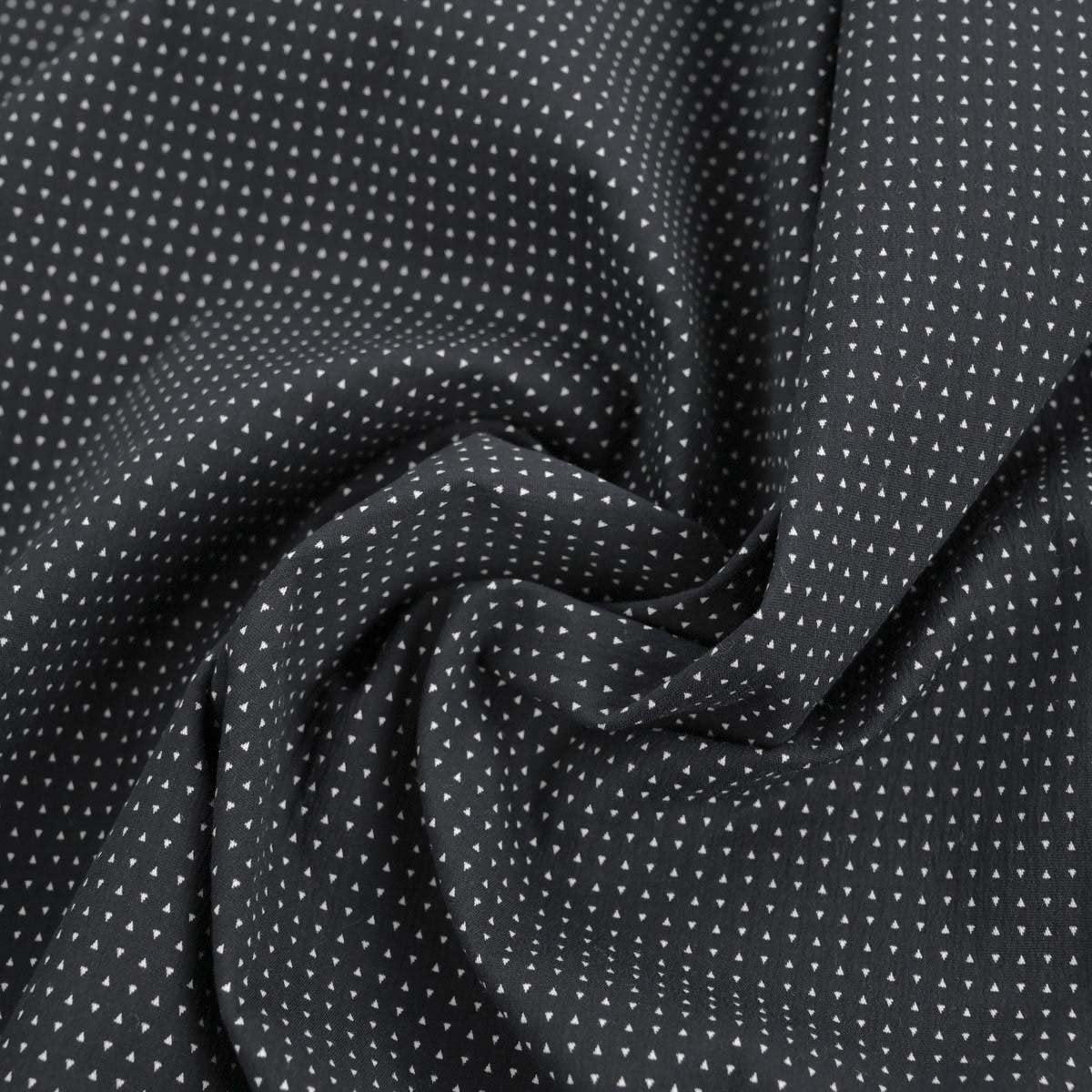 Black Geometric Jacquard Fabric 2162