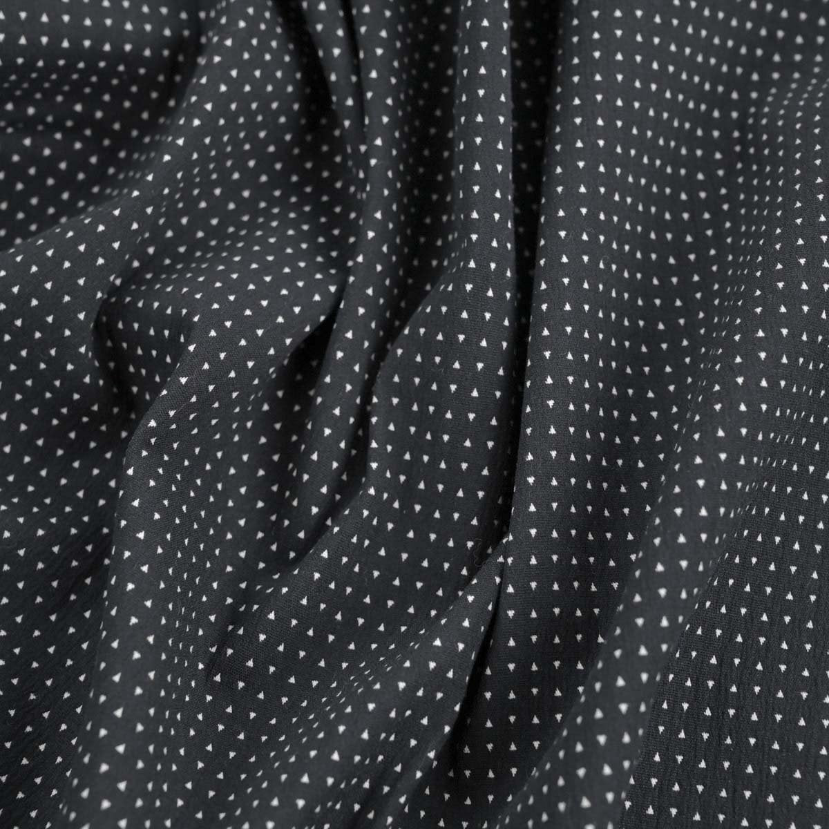 Black Geometric Jacquard Fabric 2162