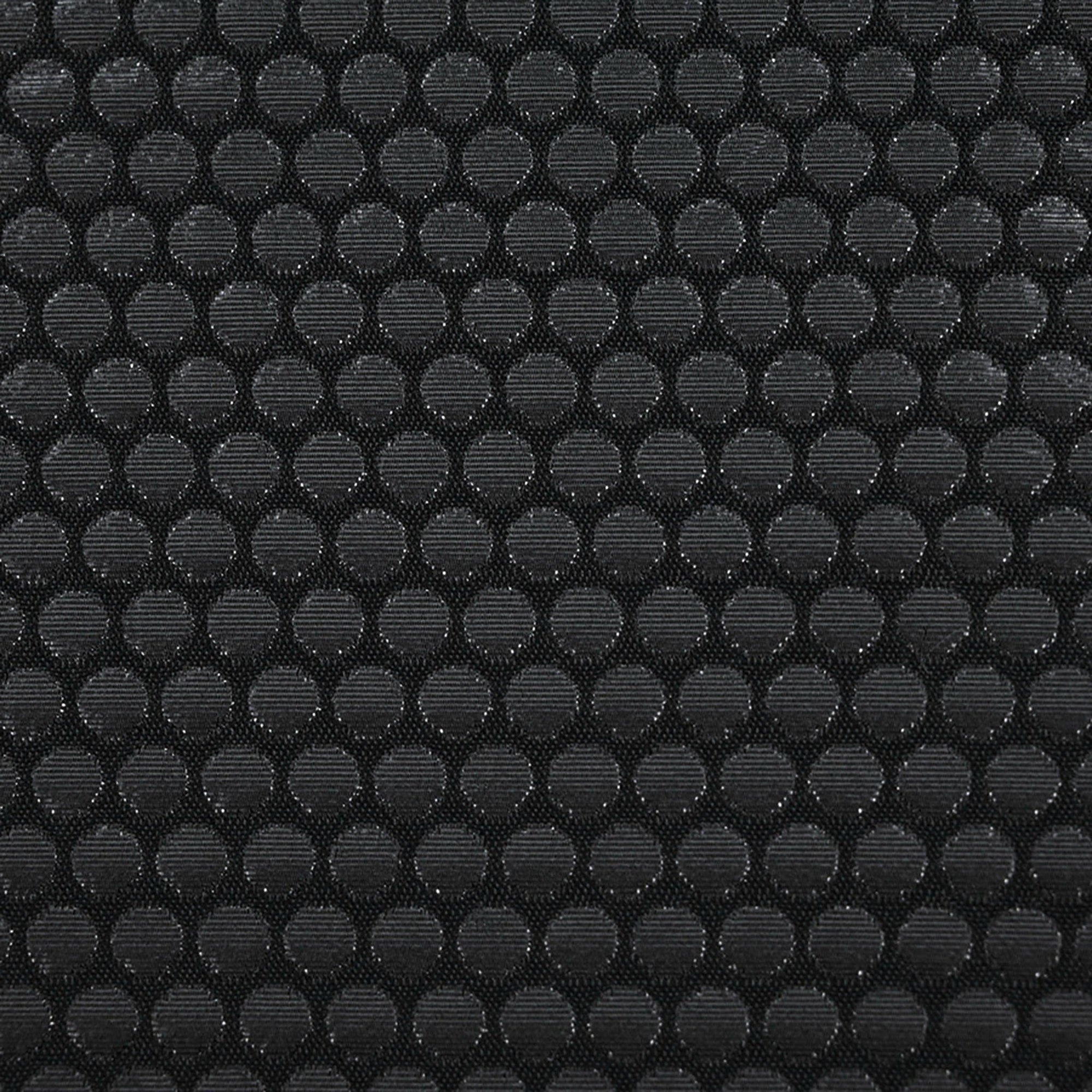 Black Geometric Jacquard Fabric 97114