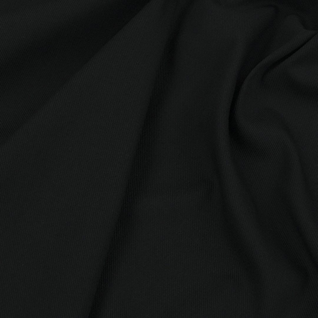 Black Heavy Stretch Twill Fabric 98333