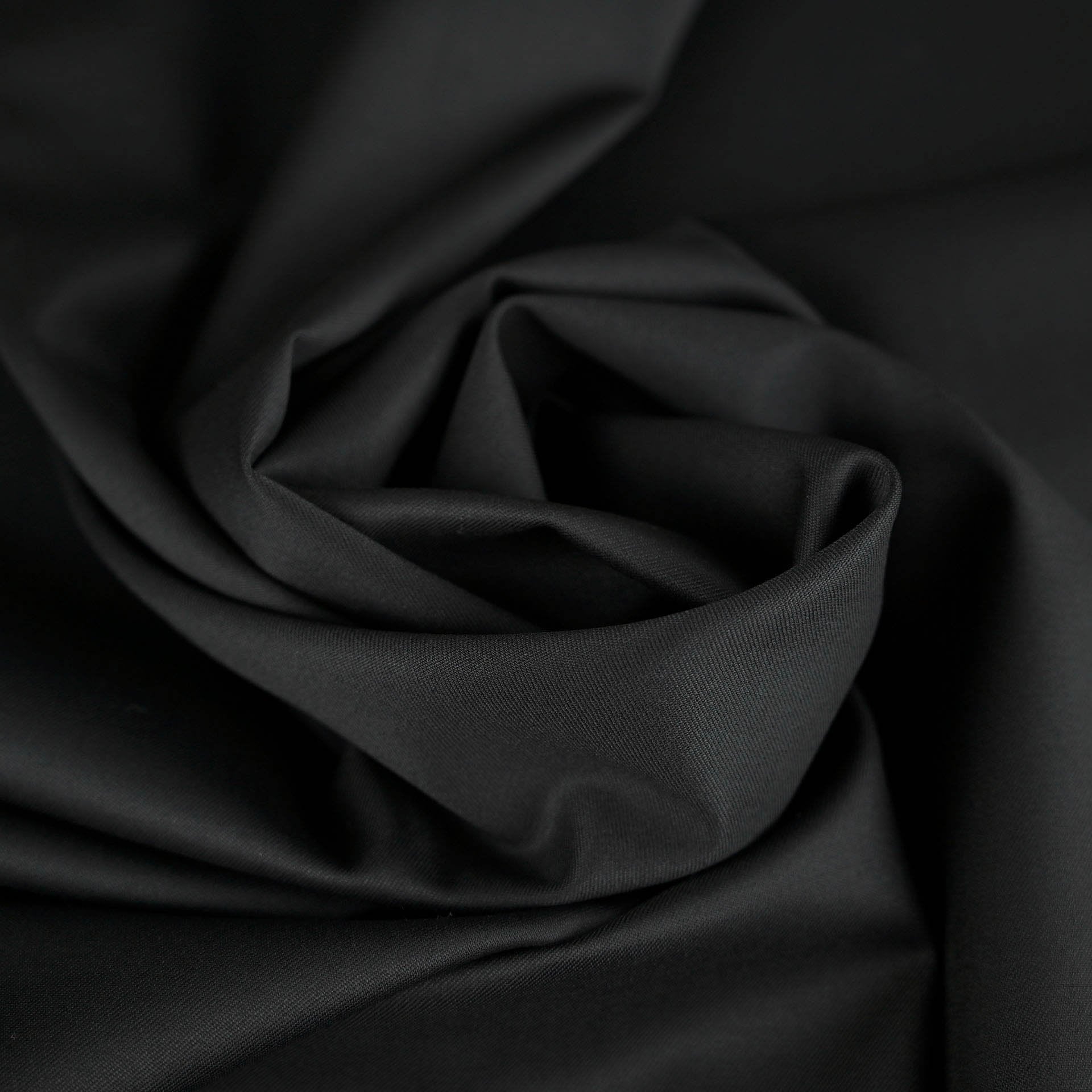 Black Suiting Fabric 3670