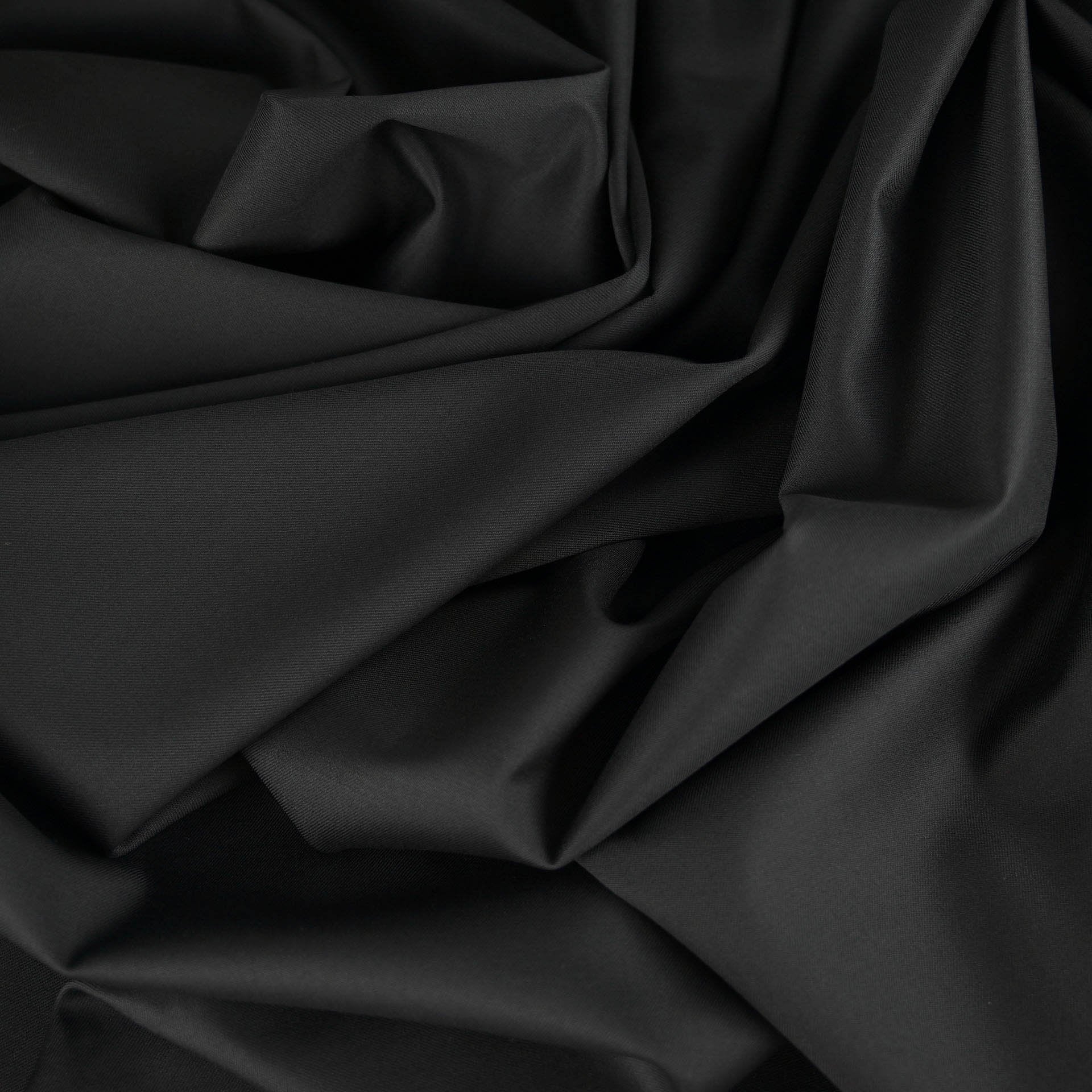 Black Suiting Fabric 3670