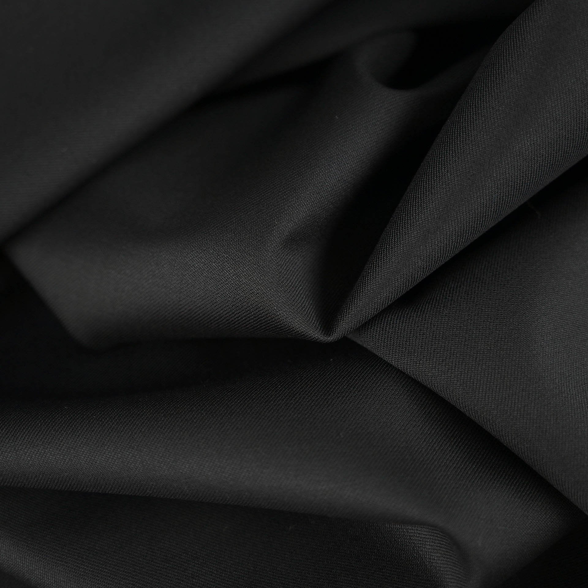 Black Suiting Fabric 3670