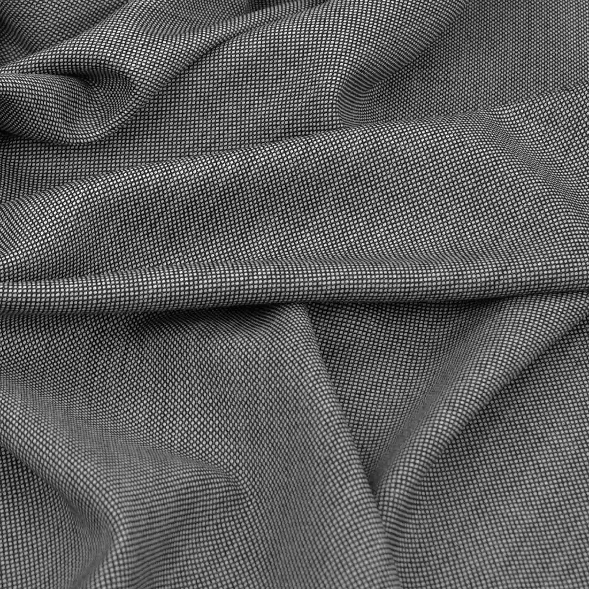 Black Micro-Motif Suiting Fabric 99513