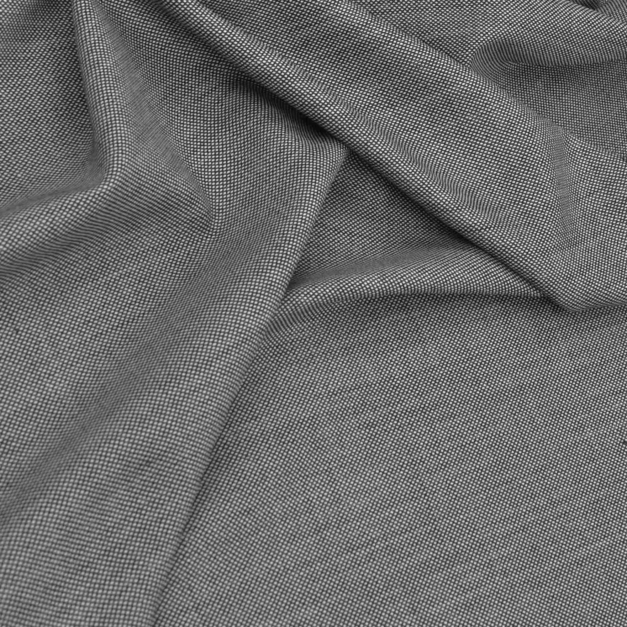 Black Micro-Motif Suiting Fabric 99513