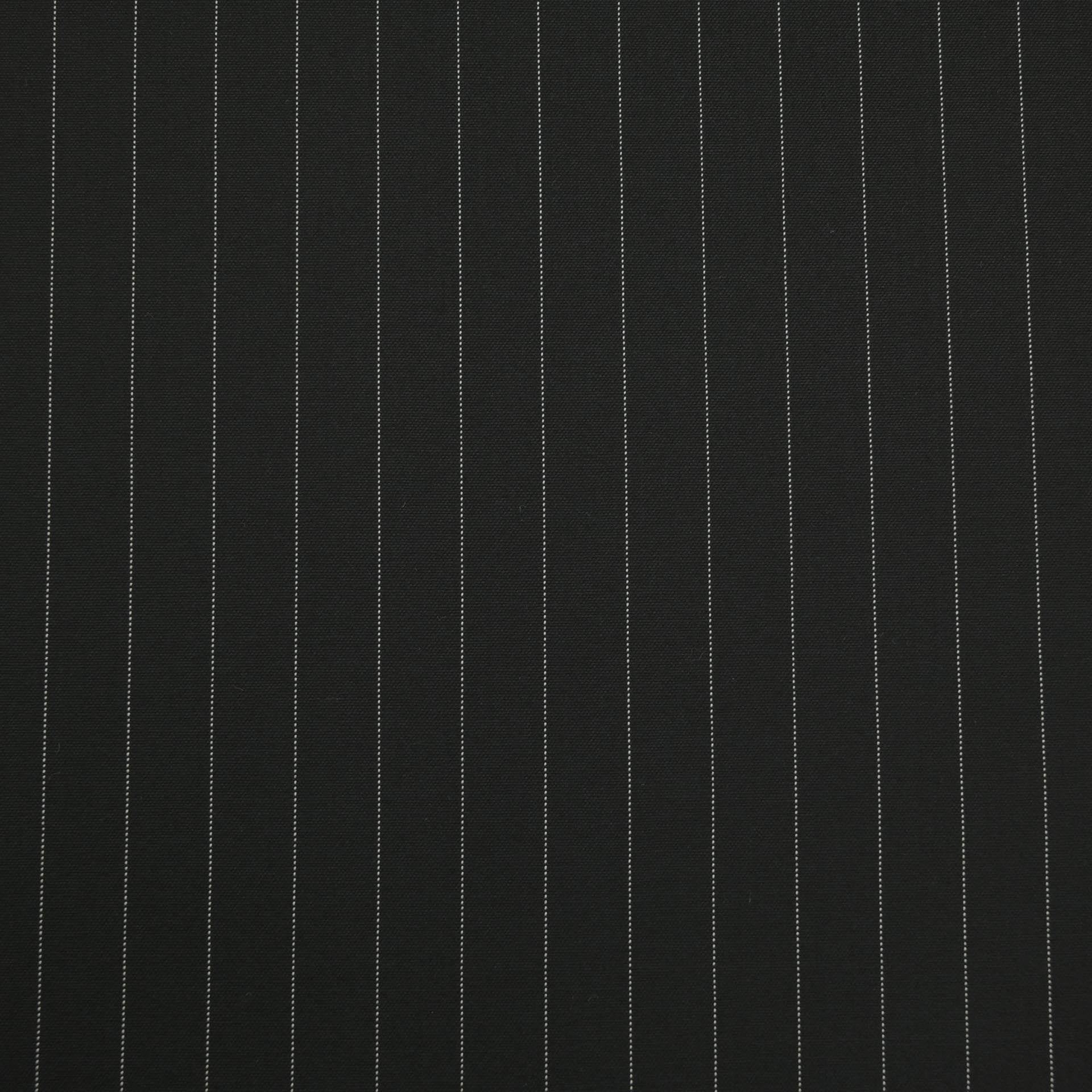 Black Pinstripe Suiting Fabric 97565