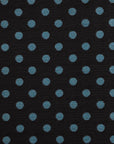 Black Polka Dot Jacquard Fabric 3681