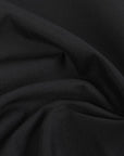 Black Poplin Fabric 4374