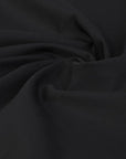 Black Poplin Fabric 4374