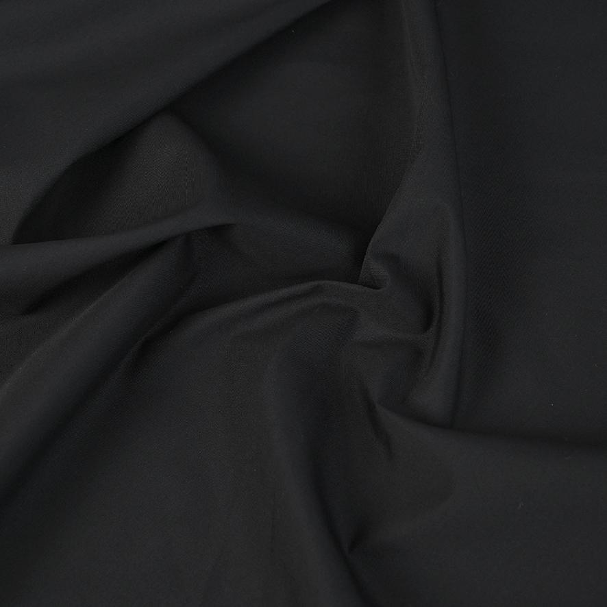 Black Poplin Fabric 4374