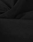 Black Poplin Fabric 96362