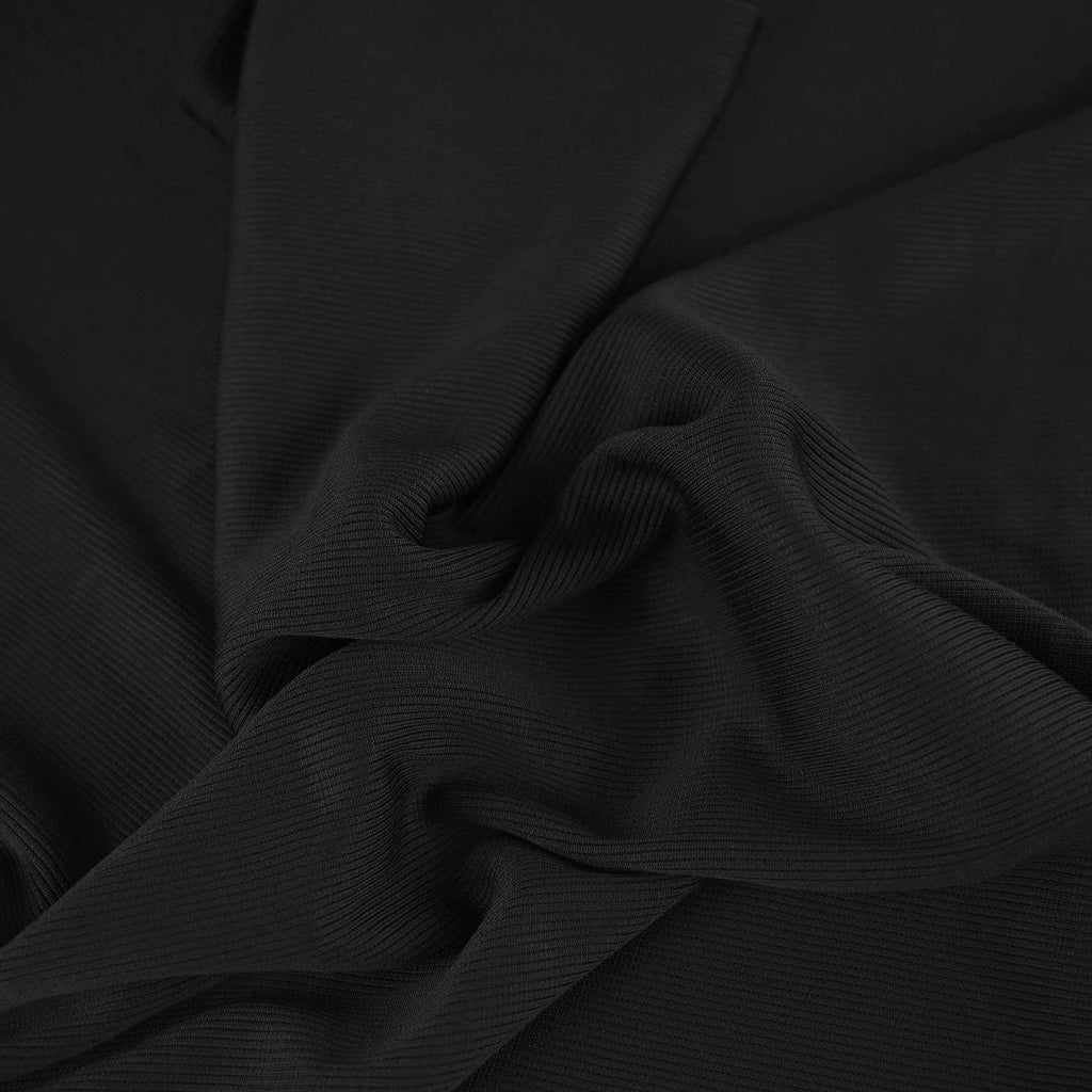 Black Poly Rib 4560 – Fabrics4Fashion