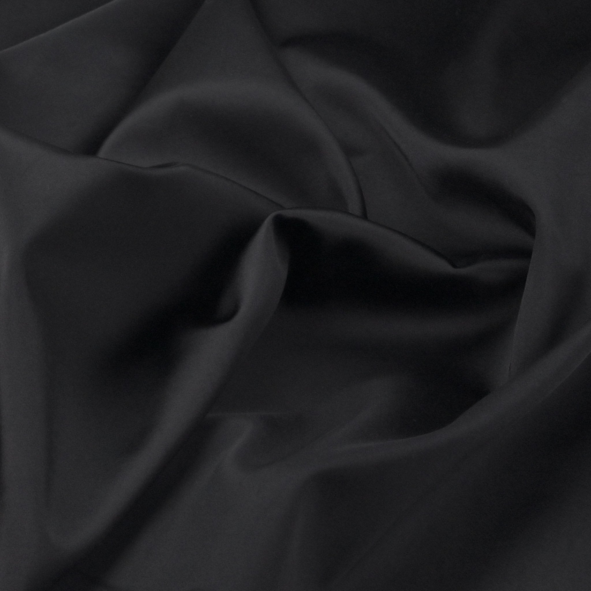 Black Satin Bonded Fabric 98878