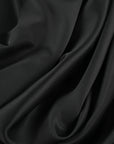 Black Satin Fabric 3754