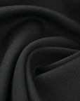 Black Suiting Wool Fabric 4396