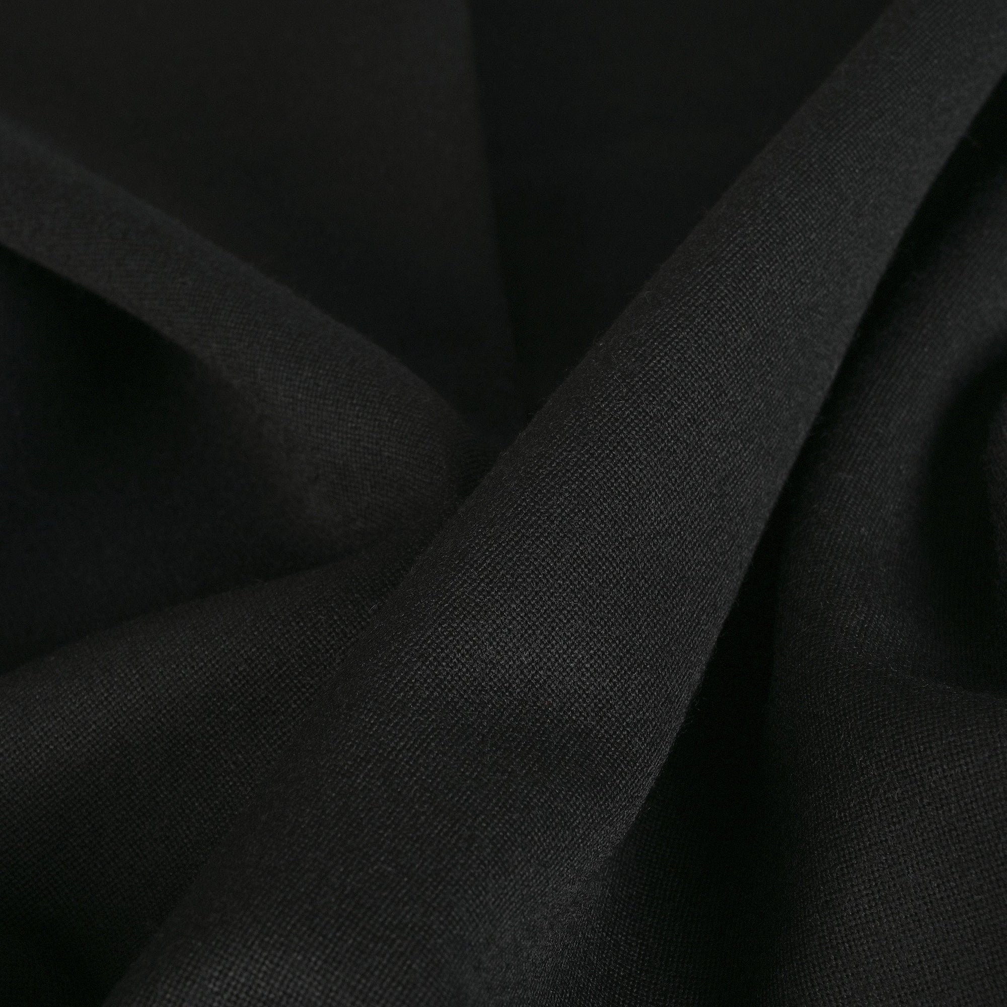 Black Tropical Wool Fabric 3199