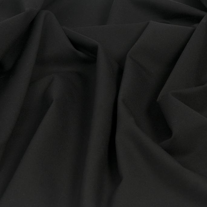 Black Viscose Blended Punto 1052 - Fabrics4Fashion