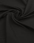 Black Viscose Linen Fabric 98344
