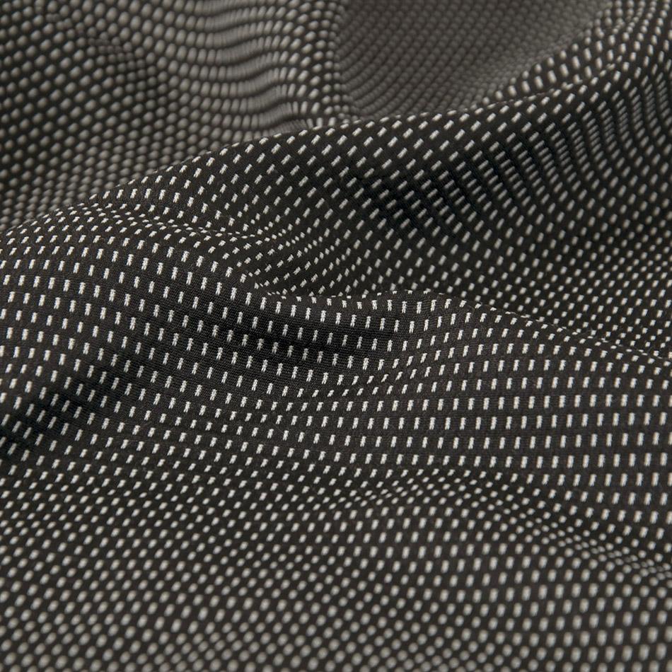 Black &amp; White Geometric Micro-motif 5020 - Fabrics4Fashion