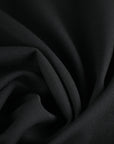 Black Wool Stretch Fabric 4059 - Fabrics4fashion