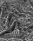 Black and White Jacquard Fabric 97203