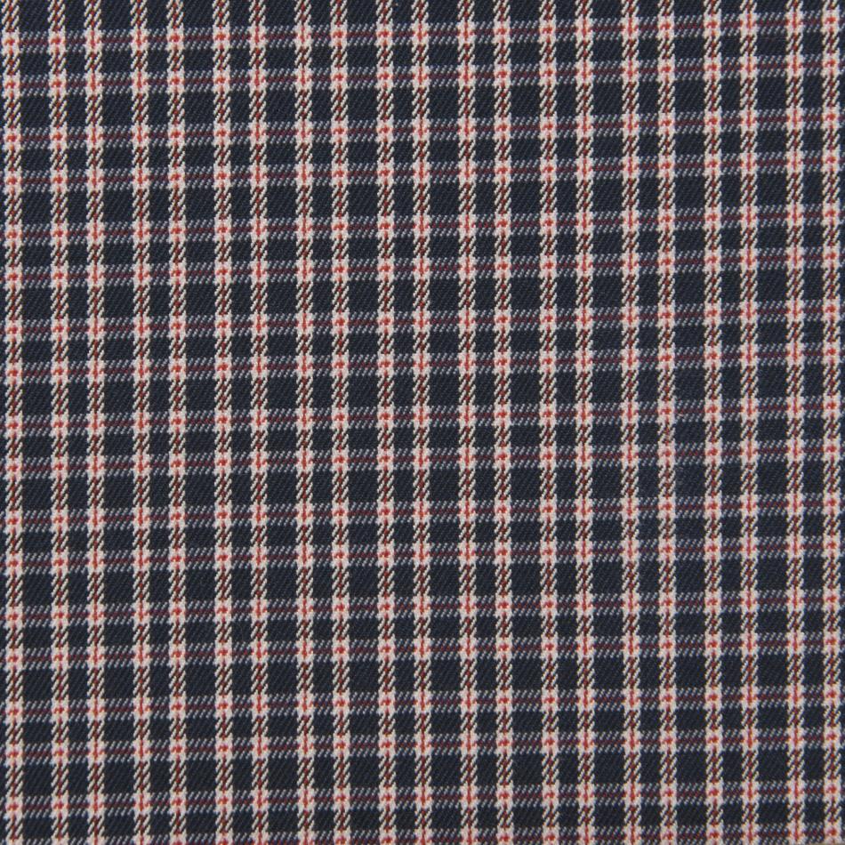 Blue Check Twill Fabric1325