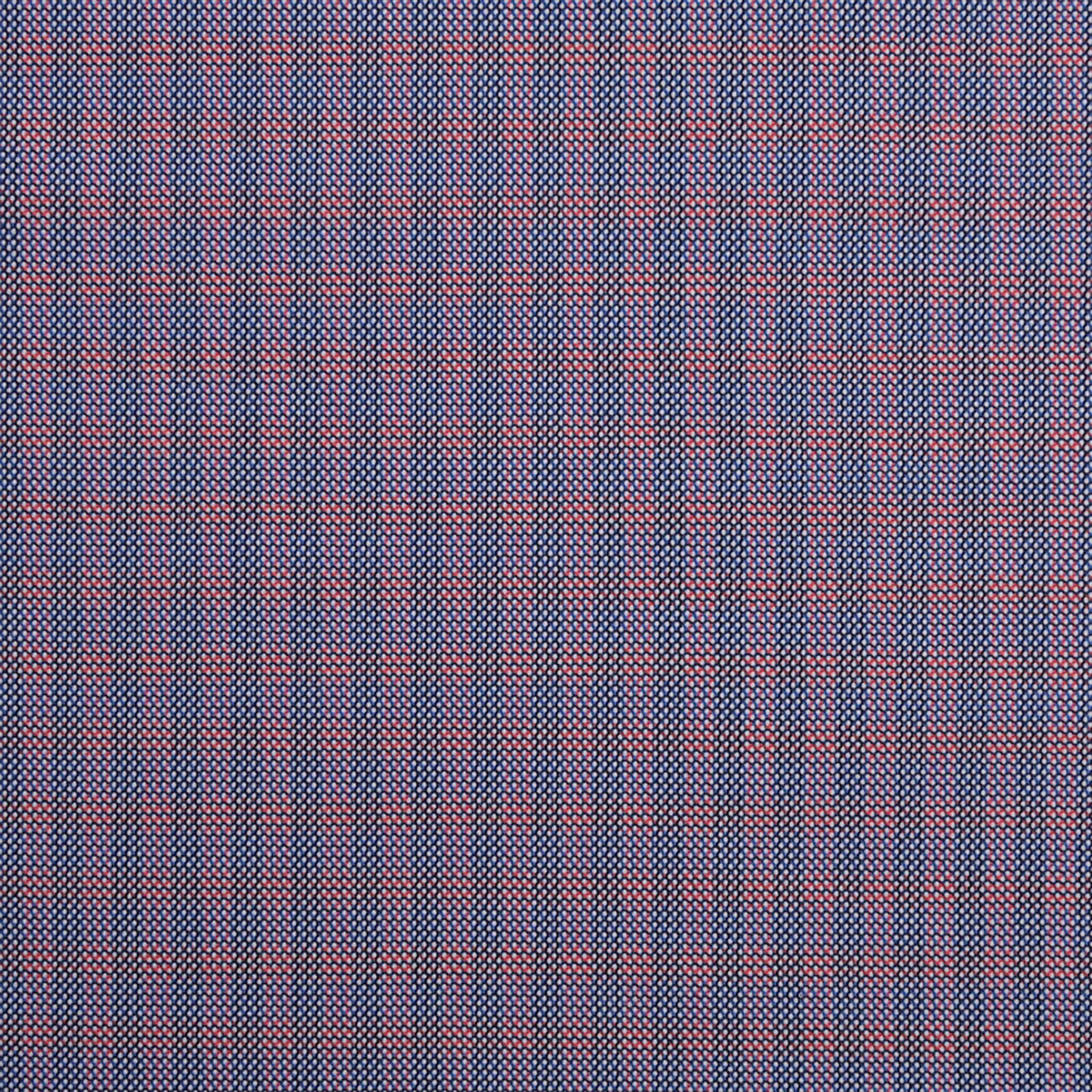 Blue Cotton Check Fabric 99034