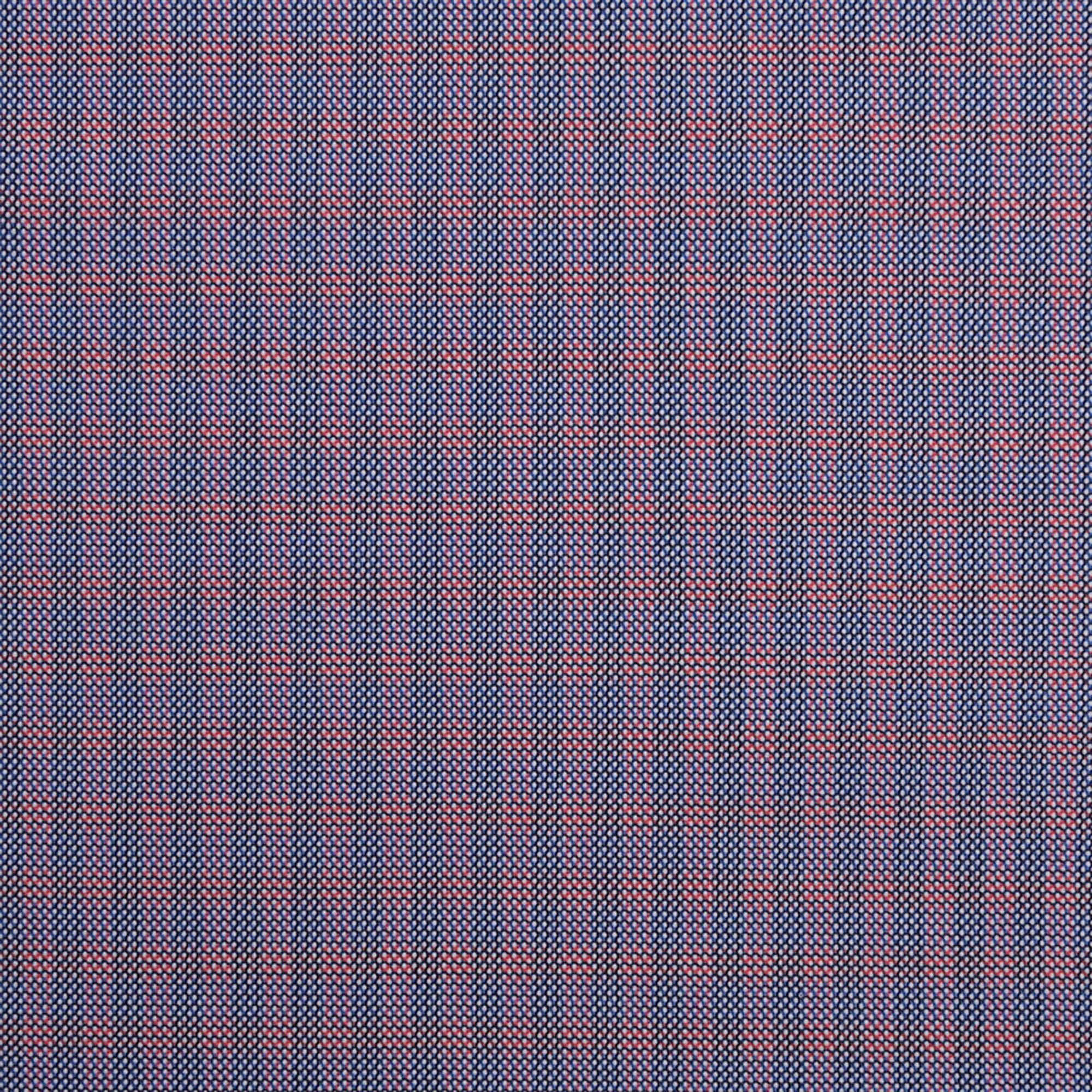 Blue Cotton Check Fabric 99034