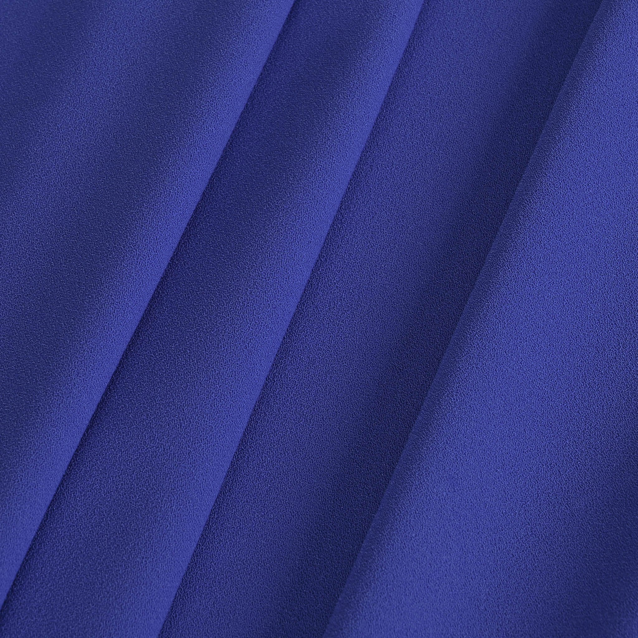 Blue Crepe Fabric 2562