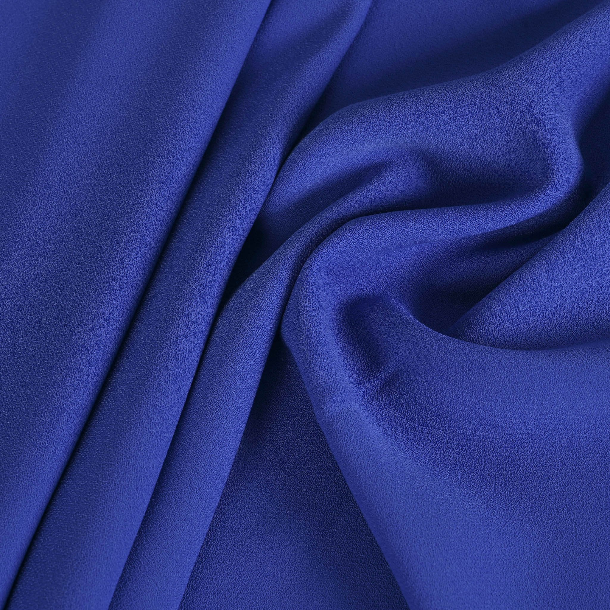 Blue Crepe Fabric 2562