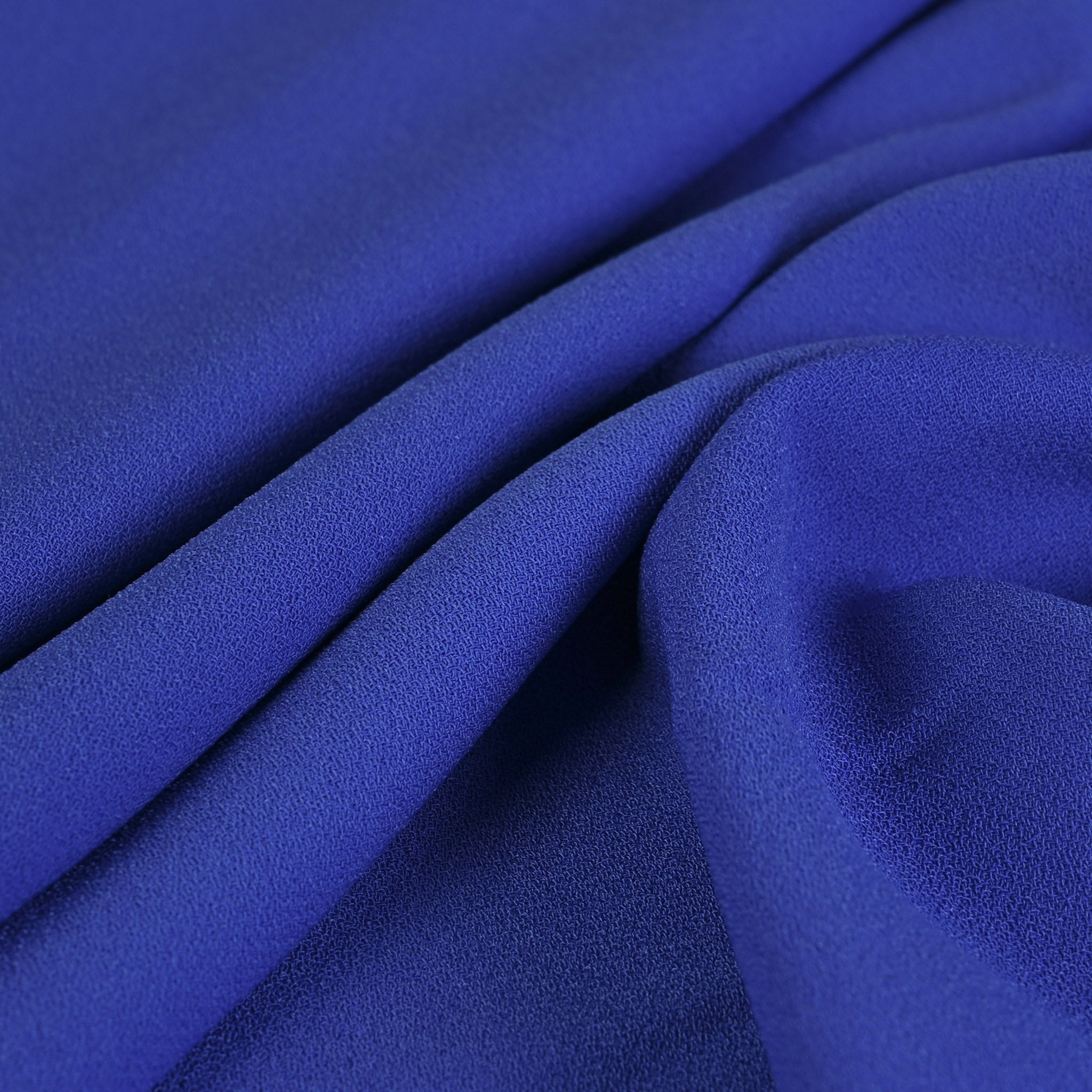 Blue Crepe Fabric 2562