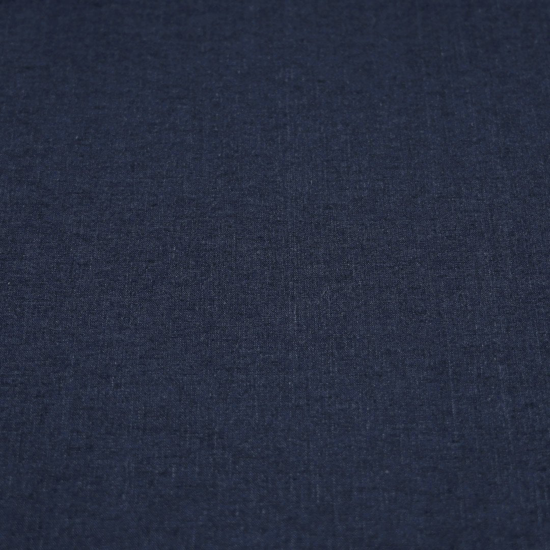 Blue Denim Linen Blend Fabric 99959