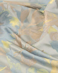 Blue Floral Jacquard 2796 - Fabrics4Fashion
