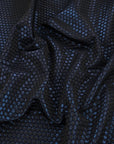 Blue Geometric Jacquard Fabric 97115