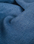 Blue Linen Fabric 414