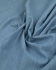 Blue Printed Linen Fabric 98623