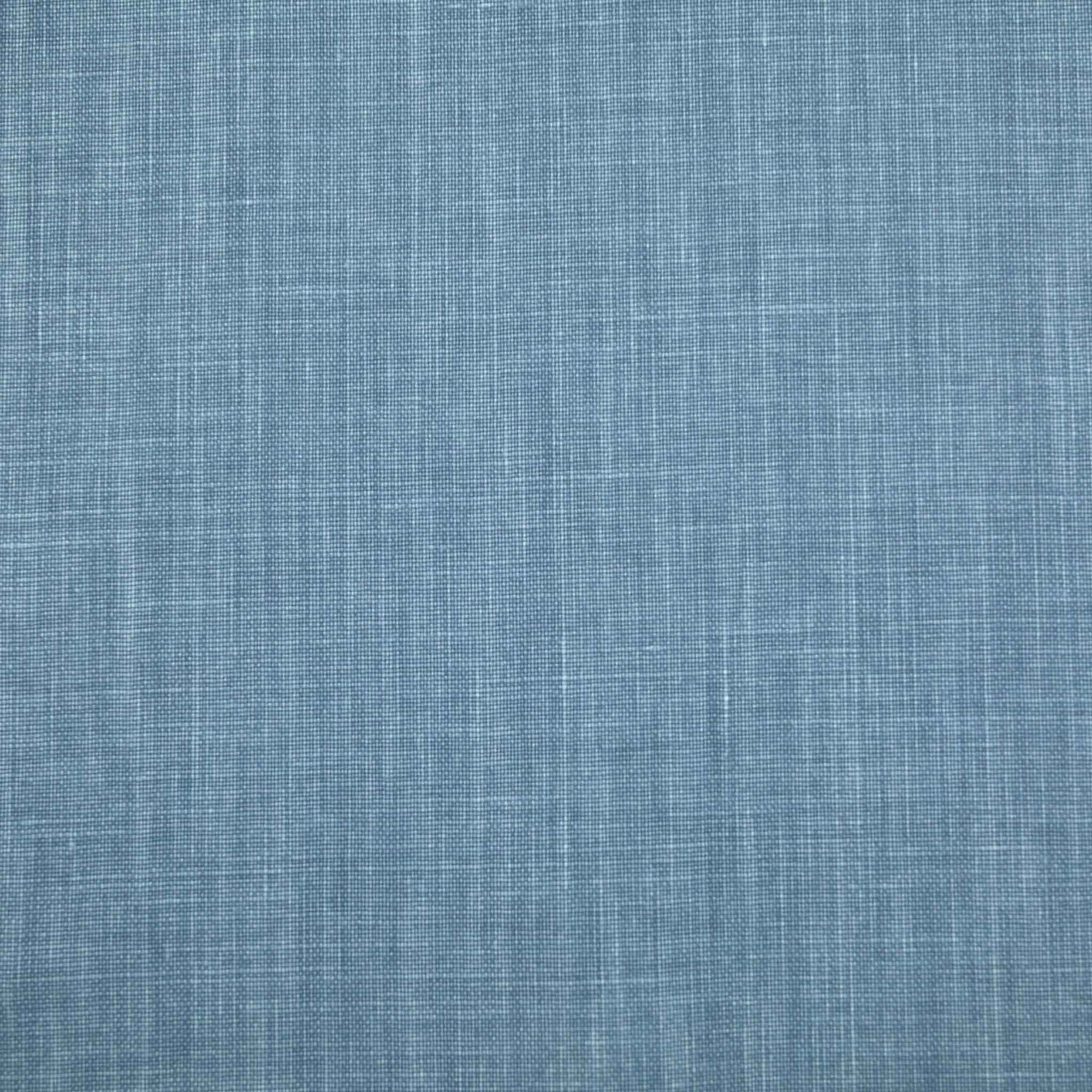 Blue Printed Linen Fabric 98623