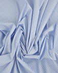 Blue Striped Poplin Fabric 97206