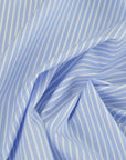 Blue Striped Poplin Fabric 97206