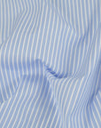 Blue Striped Poplin Fabric 97206
