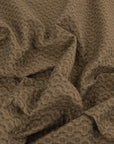 Brown Jacquard Fabric 3695