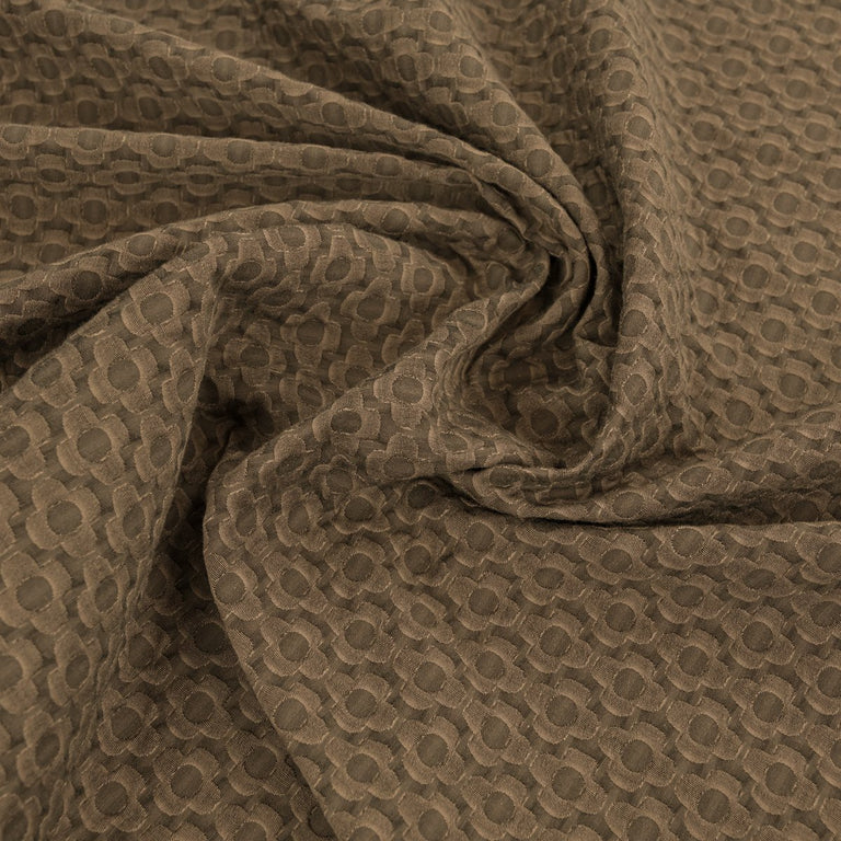 Brown 004 Silk Jacquard main image 1